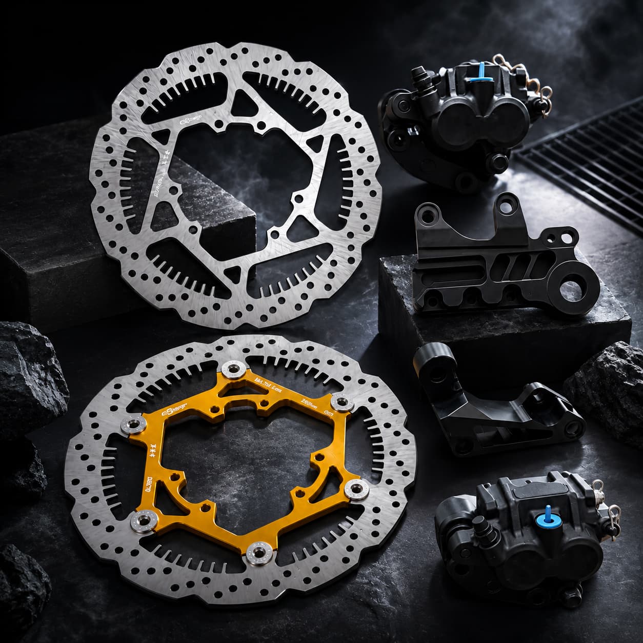 Kit de mise à niveau complet d - Front Rear Brake Caliper Bracket Kit avis et prix